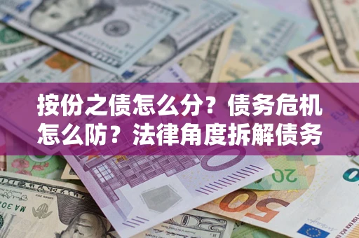 北京按份之债怎么分？债务危机怎么防？法律角度拆解债务分配与风险自保指南