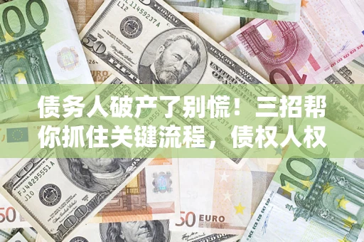 北京债务人破产了别慌！三招帮你抓住关键流程，债权人权益不再缩水