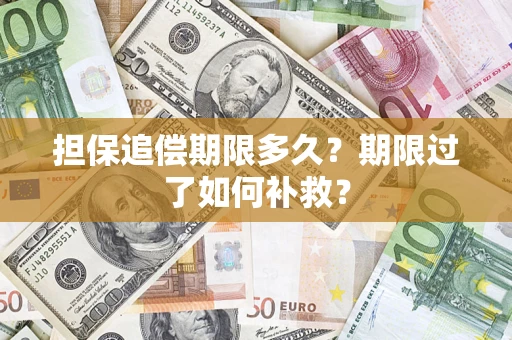 北京担保追偿期限多久？期限过了如何补救？
