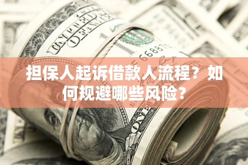 北京担保人起诉借款人流程？如何规避哪些风险？